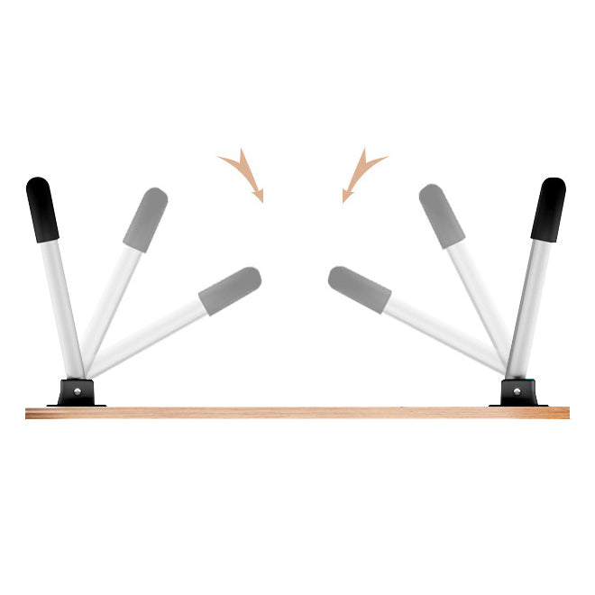 Scrivania di scrittura curva in legno fabbricato scrivania pieghevole contemporanea, 23,6 "l x 15,7" w x 11 "h