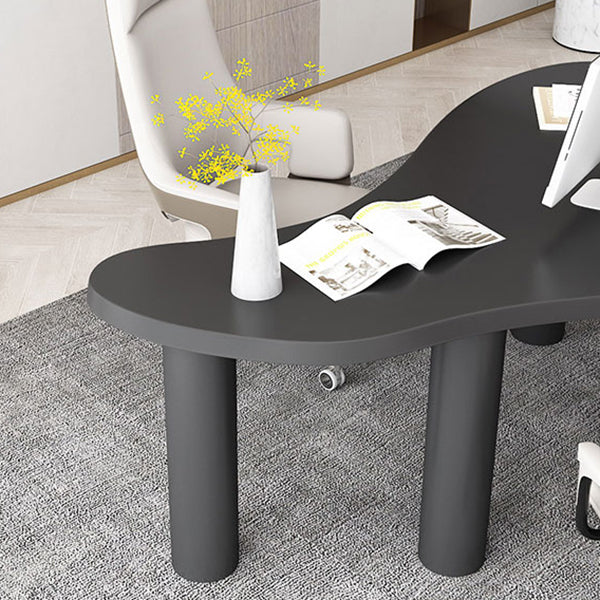 Tavolo da incontro in legno solido Home Office Modulo gratuito Desk di scrittura industriale