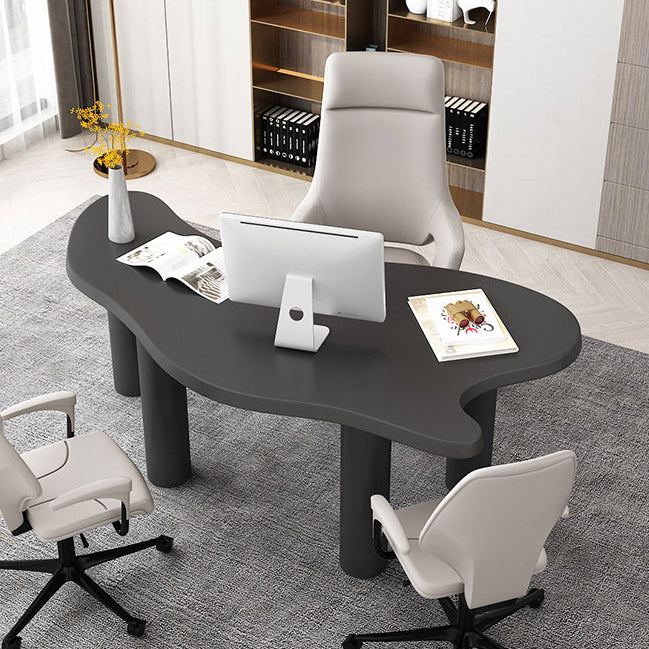 Tavolo da incontro in legno solido Home Office Modulo gratuito Desk di scrittura industriale
