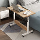 Wooden Contemporary Folding Desk Hight Adjustable Desk with Caster Wheels Clearhalo 'furn' 'furn_office_desk' 'Furniture' 'Office Desks' 'Office Furniture' 'office_desk' 5622048