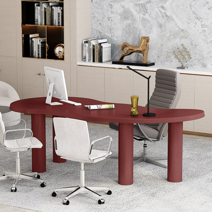 Tavolo da lavoro in legno massiccio Home Office Office Free Industrial Writing Desk