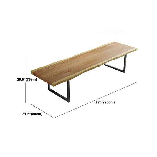 Tavolo da incontro in legno massiccio tavolo da casa per ufficio a forma di scrittura di scrittura moderna