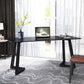 Black Office Desk Contemporary Style Writing Desk for Office and Home