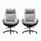 High Back Leather Office Chair Upholstered Arm Task Chair with Steel Base Grey 2 Piece Set Clearhalo 'furn' 'furn_office_chair' 'Furniture' 'Office Chairs' 'Office Furniture' 'office_chair' 5622168