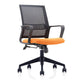 Mid Back Office Chair Fixed Arm Breathable Mesh Task Chair for Home and Office