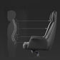 Leather Office Chair Fixed Arm Task Chair for Home and Office