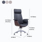 Metal Frame Office Chair Upholstered Arm High / Mid Back Task Chair with Wheels Clearhalo 'furn' 'furn_office_chair' 'Furniture' 'Office Chairs' 'Office Furniture' 'office_chair' 5622383
