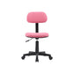 Armless Office Chair Rotatable Nylon Base Task Chair with Wheels