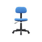 Armless Office Chair Rotatable Nylon Base Task Chair with Wheels