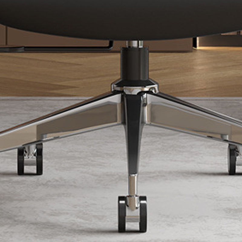 Silla de oficina secundaria / alta silla tapizada gerentes rotatables con ruedas