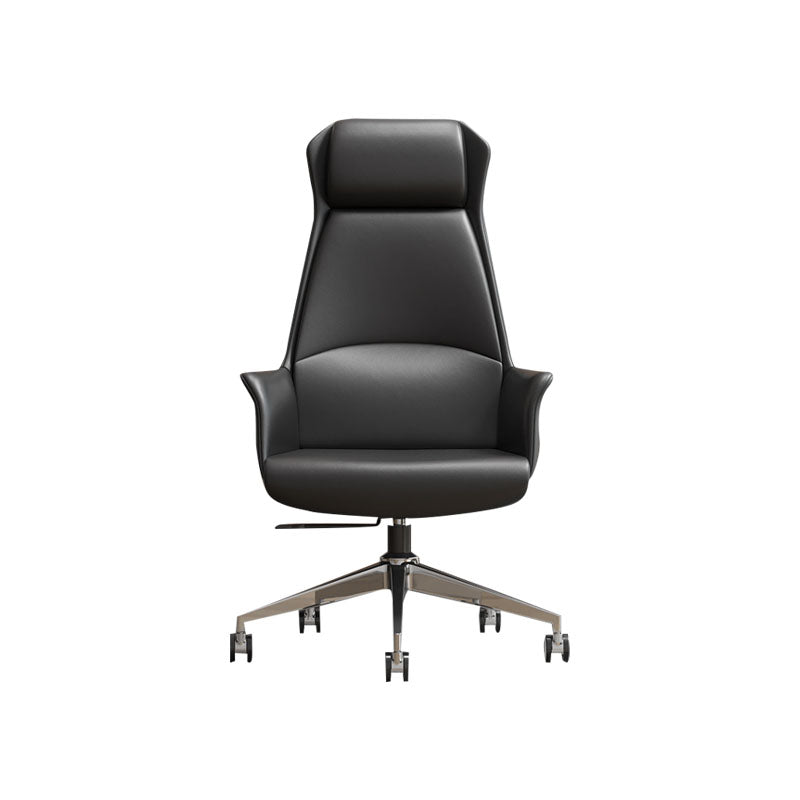 Silla de oficina secundaria / alta silla tapizada gerentes rotatables con ruedas