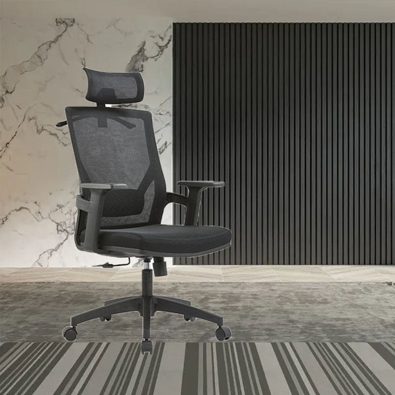 Mid / High Back Office Chair Rotatable Mesh Task Chair with Wheels Clearhalo 'furn' 'furn_office_chair' 'Furniture' 'Office Chairs' 'Office Furniture' 'office_chair' 5622611
