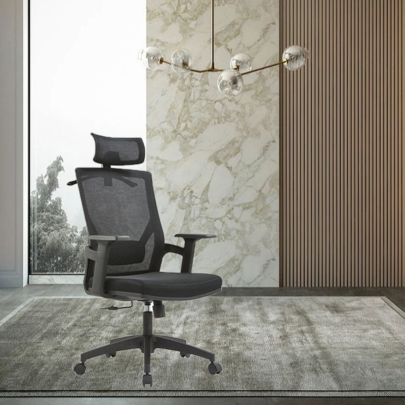 Mid / High Back Office Chair Rotatable Mesh Task Chair with Wheels Clearhalo 'furn' 'furn_office_chair' 'Furniture' 'Office Chairs' 'Office Furniture' 'office_chair' 5622623