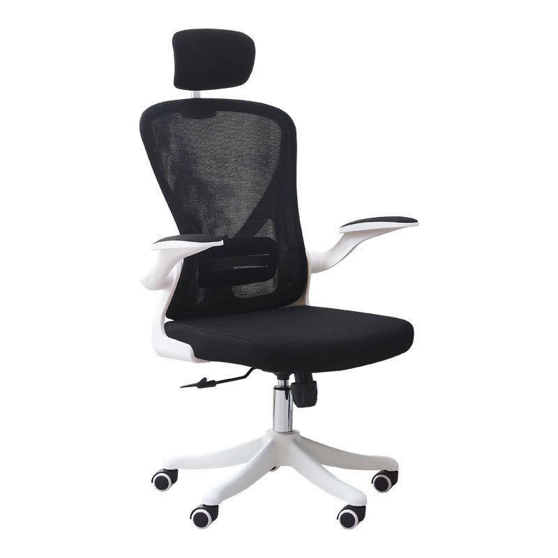 High Back Office Chair Adjustable Arm Mesh Task Chair with Nylon Base Clearhalo 'furn' 'furn_office_chair' 'Furniture' 'Office Chairs' 'Office Furniture' 'office_chair' 5622782