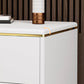 Tiroir Rangement Night Table Glam Imitation Les jambes en bois incluses la table de chevet de lit