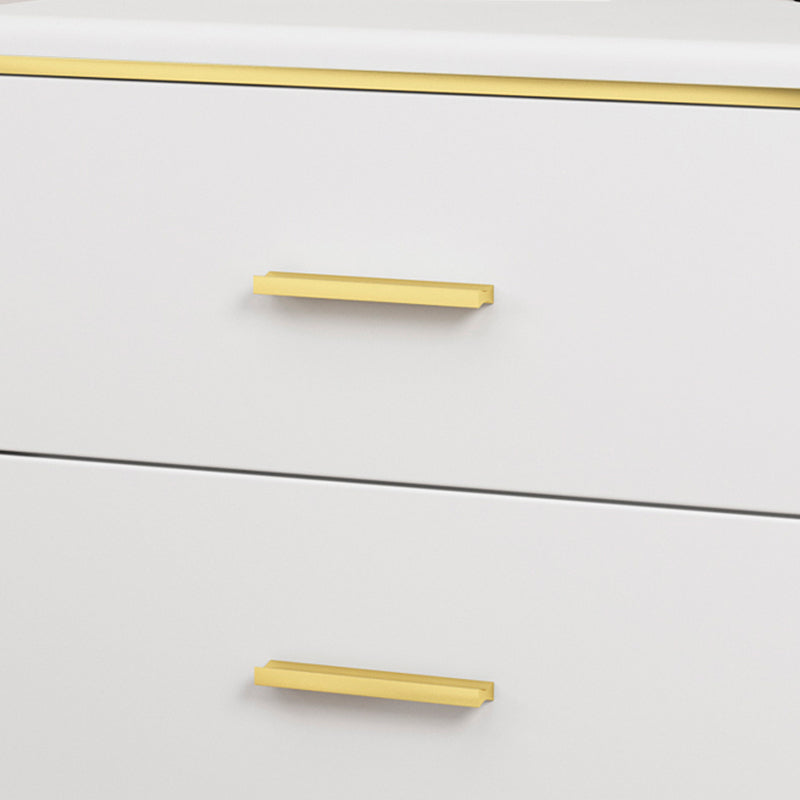 Tiroir Rangement Night Table Glam Imitation Les jambes en bois incluses la table de chevet de lit