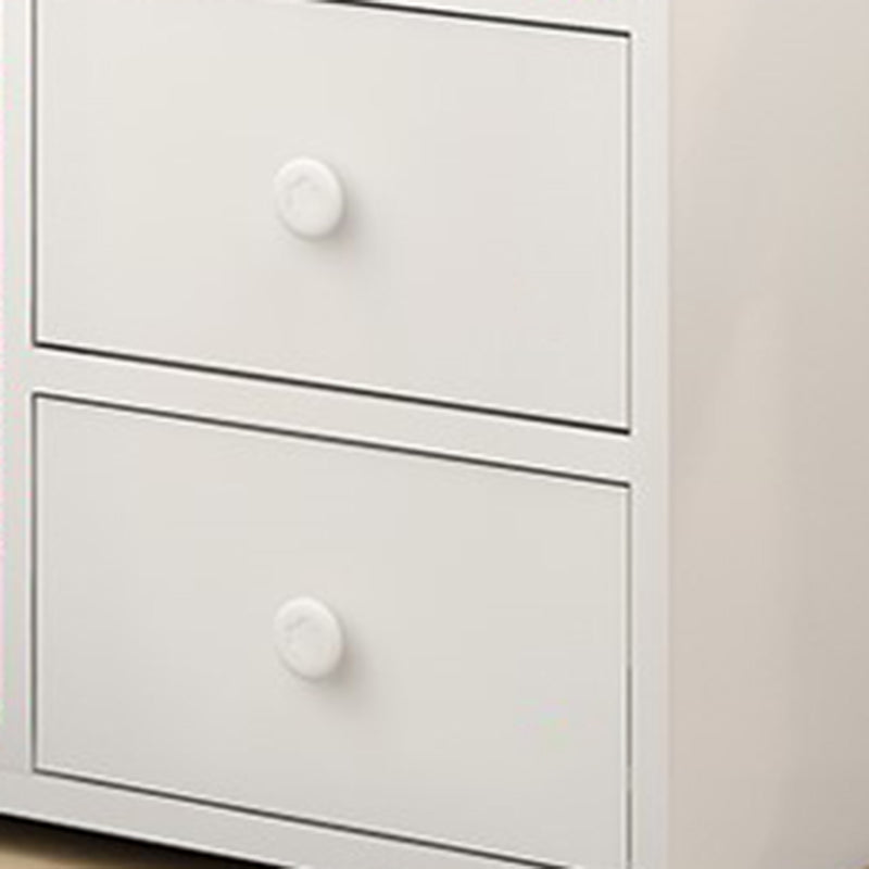 Moderno imitazione in legno comodino stoccaggio di stoccaggio aperto tavolo notturno