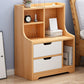 Imitation moderne Wood Nightstand Drawer Storage Open Rangement Table de nuit