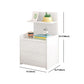 Imitation moderne Wood Nightstand Drawer Storage Open Rangement Table de nuit