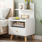 Open Storage Modern Night Table Drawer Storage Imitation Wood Nightstand 16"L x 14"W x 28"H White 1 Clearhalo 'Bedroom Furniture' 'furn' 'furn_night_stand' 'Furniture' 'night_stand' 'Nightstands' 5622935