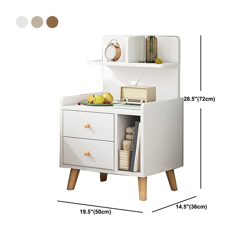 Open Storage Modern Night Table Drawer Storage Imitation Wood Nightstand Clearhalo 'Bedroom Furniture' 'furn' 'furn_night_stand' 'Furniture' 'night_stand' 'Nightstands' 5622972