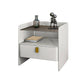 Top in vetro Top da 19 pollici H Night Table Open Open Archite Modern 1-Drawer Endstand