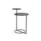 Metal Round Night Table Modern Non-Storage Legs Included Nightstand in Black/Gold 19"L x 14"W x 22"H Black Clearhalo 'Bedroom Furniture' 'furn' 'furn_night_stand' 'Furniture' 'night_stand' 'Nightstands' 5623181