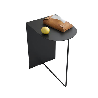 Metal Round Night Table Modern Non-Storage Legs Included Nightstand in Black/Gold 12"L x 16"W x 20"H Black Clearhalo 'Bedroom Furniture' 'furn' 'furn_night_stand' 'Furniture' 'night_stand' 'Nightstands' 5623187