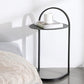 Metal Round Night Table Modern Non-Storage Legs Included Nightstand in Black/Gold Clearhalo 'Bedroom Furniture' 'furn' 'furn_night_stand' 'Furniture' 'night_stand' 'Nightstands' 5623193