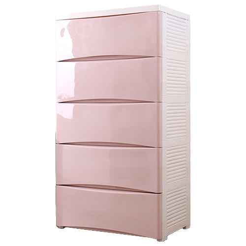 Lingerie Chest eigentijdse verticale plastic kist met laden voor slaapkamer