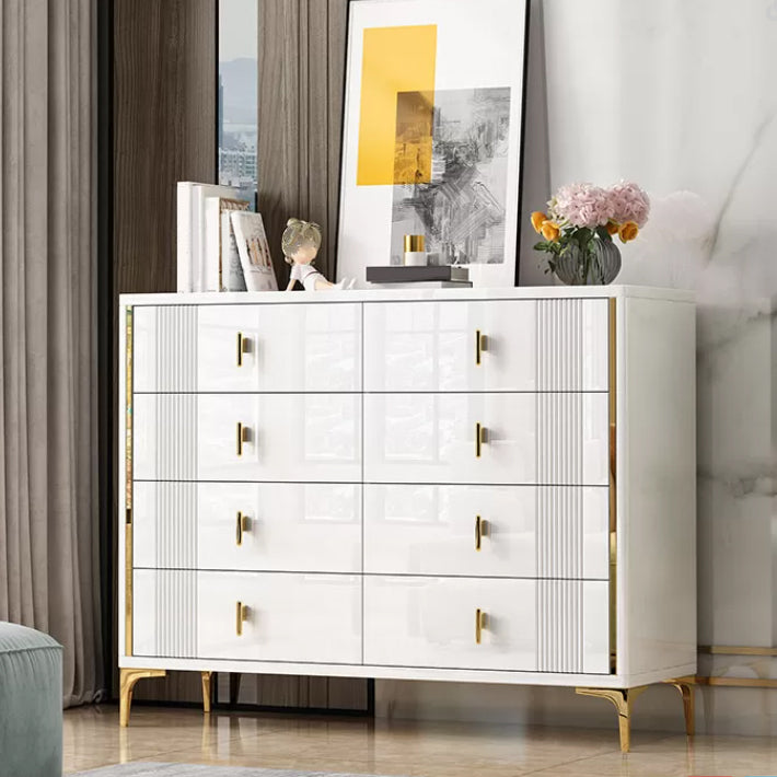 Glam Wood Chest with Stone Top Chest with Drawers for Bedroom Clearhalo 'Bedroom Furniture' 'Dressers & Chests' 'dressers_chests' 'furn' 'furn_dressers_chests' 'Furniture' 5623358