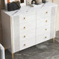 Glam Wood Chest with Stone Top Chest with Drawers for Bedroom Clearhalo 'Bedroom Furniture' 'Dressers & Chests' 'dressers_chests' 'furn' 'furn_dressers_chests' 'Furniture' 5623361