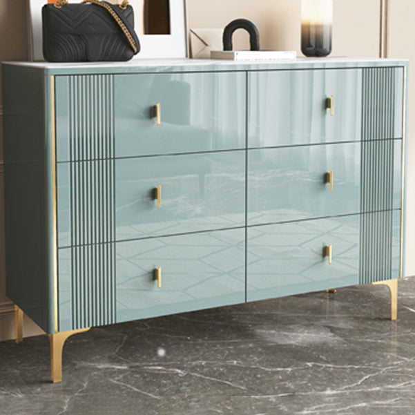 Glam Wood Chest with Stone Top Chest with Drawers for Bedroom Clearhalo 'Bedroom Furniture' 'Dressers & Chests' 'dressers_chests' 'furn' 'furn_dressers_chests' 'Furniture' 5623376