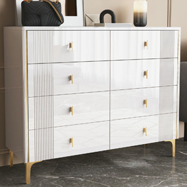 Glam Wood Chest with Stone Top Chest with Drawers for Bedroom Clearhalo 'Bedroom Furniture' 'Dressers & Chests' 'dressers_chests' 'furn' 'furn_dressers_chests' 'Furniture' 5623378