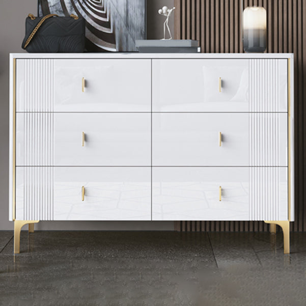 Glam Wood Chest with Stone Top Chest with Drawers for Bedroom Clearhalo 'Bedroom Furniture' 'Dressers & Chests' 'dressers_chests' 'furn' 'furn_dressers_chests' 'Furniture' 5623379