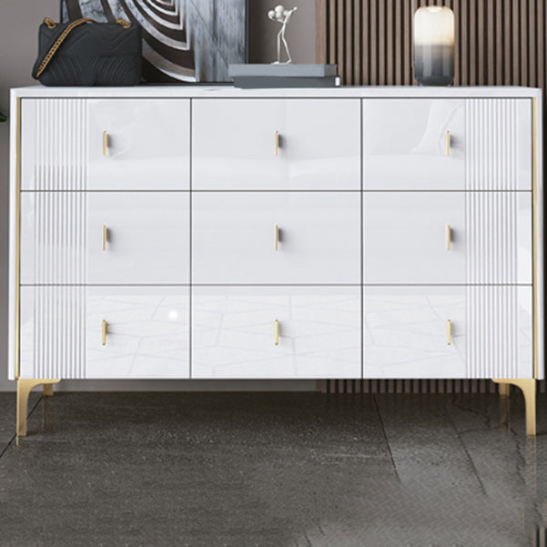 Glam Wood Chest with Stone Top Chest with Drawers for Bedroom Clearhalo 'Bedroom Furniture' 'Dressers & Chests' 'dressers_chests' 'furn' 'furn_dressers_chests' 'Furniture' 5623380