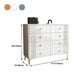 Glam Wood Chest with Stone Top Chest with Drawers for Bedroom Clearhalo 'Bedroom Furniture' 'Dressers & Chests' 'dressers_chests' 'furn' 'furn_dressers_chests' 'Furniture' 5623383