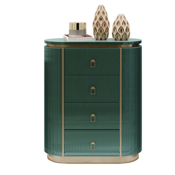 Lingerie Chest Contemporary Wood Dresser with Drawers for Bedroom 31"L x 16"W x 35"H Green Clearhalo 'Bedroom Furniture' 'Dressers & Chests' 'dressers_chests' 'furn' 'furn_dressers_chests' 'Furniture' 5623487