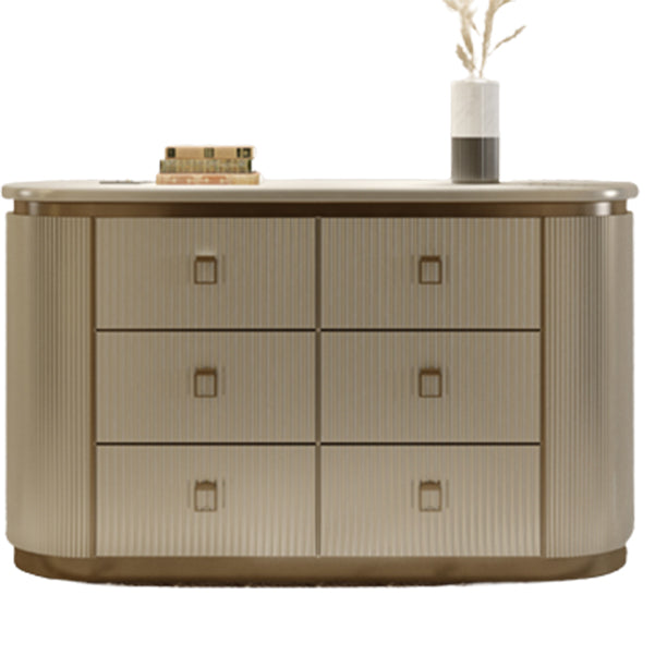 Lingerie Chest Contemporary Wood Dresser with Drawers for Bedroom Champagne Clearhalo 'Bedroom Furniture' 'Dressers & Chests' 'dressers_chests' 'furn' 'furn_dressers_chests' 'Furniture' 5623489