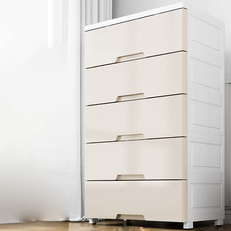 Lingerie Chest Contemporary Plastic Chest with Drawers for Bedroom Clearhalo 'Bedroom Furniture' 'Dressers & Chests' 'dressers_chests' 'furn' 'furn_dressers_chests' 'Furniture' 5623507