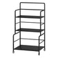 Etagere Iron Bookshelf Open Back Modern Bookcase With Rectangular Shelves