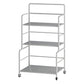 Etagere Iron Bookshelf Open Back Modern Bookcase With Rectangular Shelves