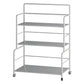 Etagere Iron Bookshelf Open Back Modern Bookcase With Rectangular Shelves