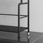 Etagere Iron Bookshelf Open Back Modern Bookcase With Rectangular Shelves