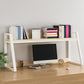 12.6"W Wooden Open Bookshelf Matte Finish Modern Bookcase with Shelves