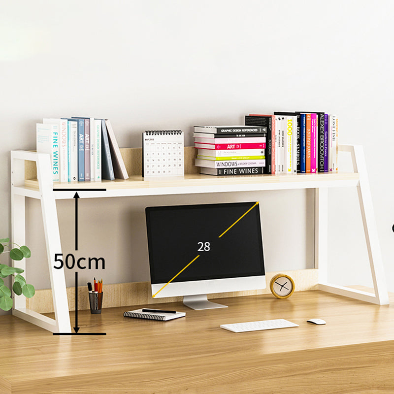 12.6"W Wooden Open Bookshelf Matte Finish Modern Bookcase with Shelves