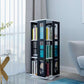 3/4/6-Shelf Contemporary Bookcase Metal Book Shelf Wooden Shelves for Living Room