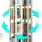 3/4/6-Shelf Contemporary Bookcase Metal Book Shelf Wooden Shelves for Living Room