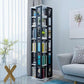3/4/6-Shelf Contemporary Bookcase Metal Book Shelf Wooden Shelves for Living Room