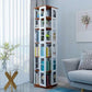 3/4/6-Shelf Contemporary Bookcase Metal Book Shelf Wooden Shelves for Living Room